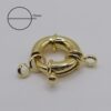 broche timon bañado en oro