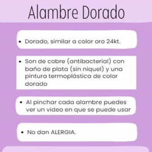 Alambre Dorado