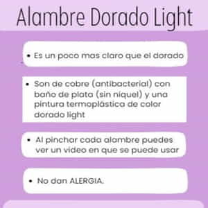 Alambre Dorado Light