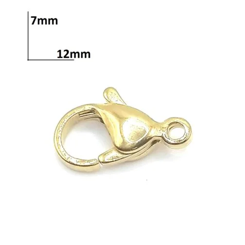 Broche langosta Acero Dorado