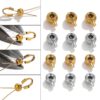 Crimpers de Acero Dorado de 4mm - Imagen 5