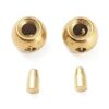 Crimpers de Acero Dorado de 4mm