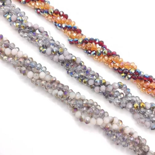 Kit 6 tiras Cristal Checo 4mm