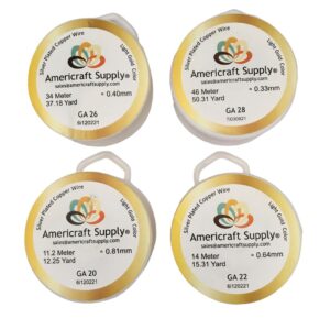 Kit 4 Alambres Dorado Light Americraft: bisuteria
