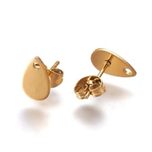 Gotas Acero dorado