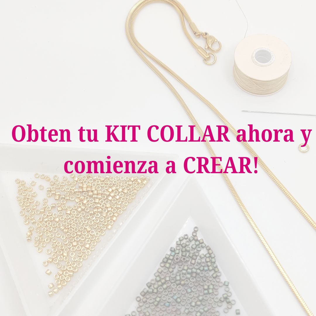 COLLAR ORQUIDEA: MIYUKI DELICAS+CURSO GRABADO - Imagen 4