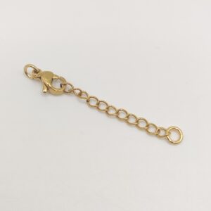 Cadena de Alargue Acero Dorada completa