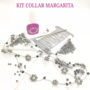 COLLAR MARGARITA: TEJIDO CROCHET CON FLORES