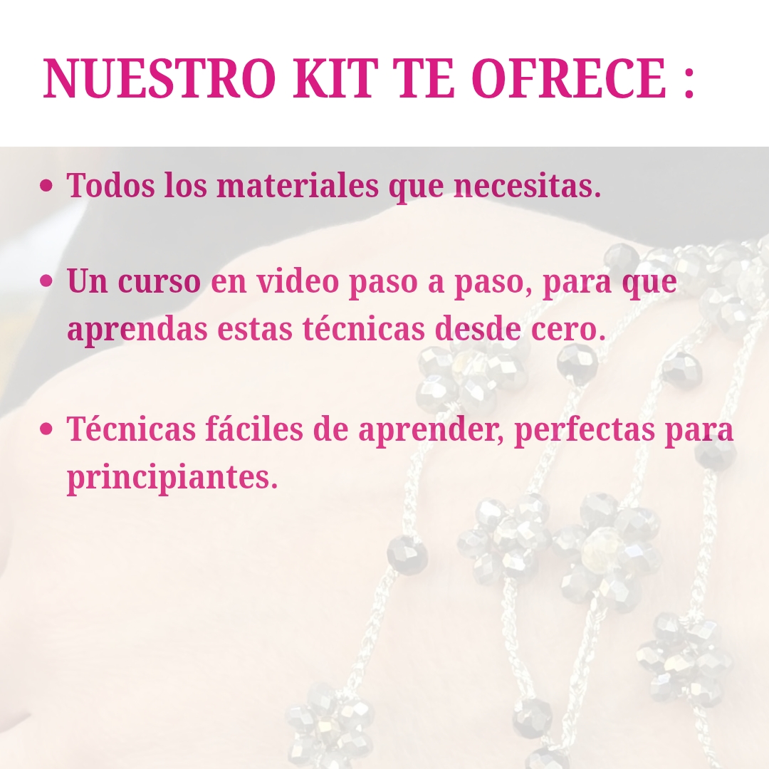 COLLAR MARGARITA: TEJIDO CROCHET CON FLORES - Imagen 6