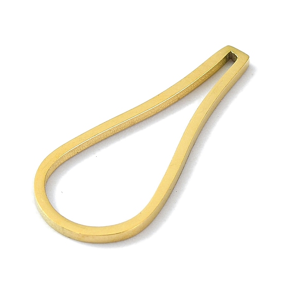 Gota Acero Dorado 21x10mm AA50D - Imagen 3