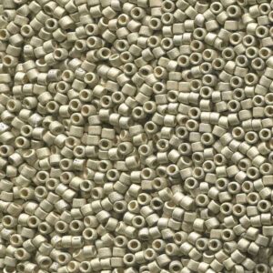 Miyuki Delica DB1831F Plata satinado Duracoat