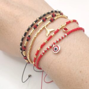 Kit Crea tus Pulseras protección: Miyuki + Cristales + Chiches